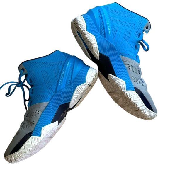 Men's Under Armour Curry 2 'Electric Blue' 1259007-036 Basketball Shoes Sz 11.5 - Picture 6 of 16